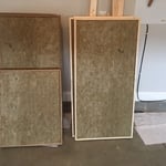 FRAMES PAINTED ON THE LEFT TO MATCH CORE MATERIAL