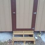 Dog Kennel Entry Door