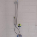 New shower piping