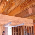 Mortis and tenon beams
