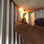 Oxy/acetylene torch cutting