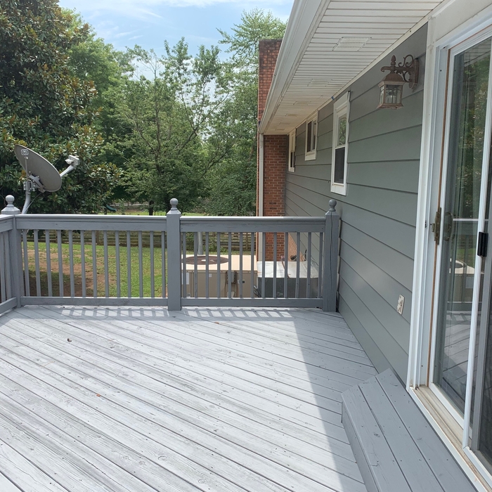 Residential Deck exterior painting