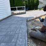 Stamped Walkway