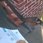 copper chimney flashing