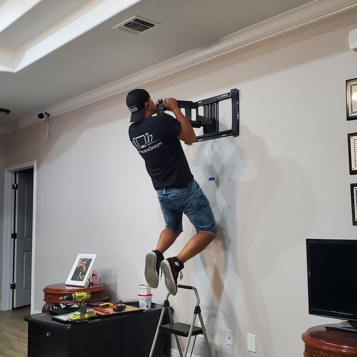 Testing tv mount