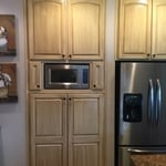 Kitch cabinet gel stain washed
