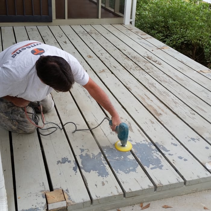 Deck Refinish - Paint