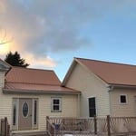 Copper colored metal