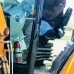 The Owner setting an example of the working Man