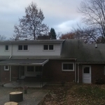 rear view of house - before