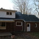 rear view of house - after