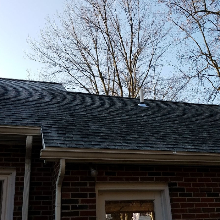 rear view of house - after