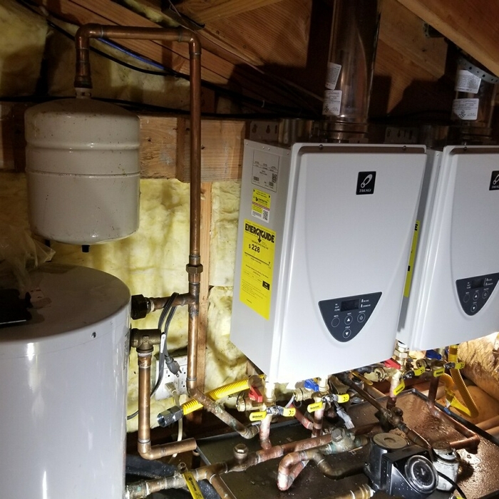 tankless install