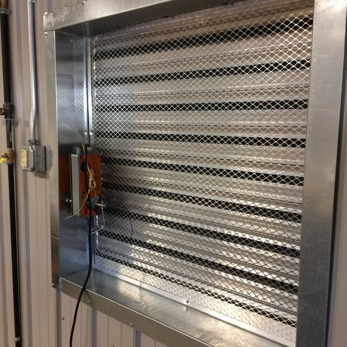 A BIG GRILL AT THE NEW EMS IN HARRISON ARKANSAS