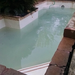After draining