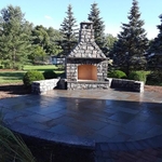 Flagstone patio
