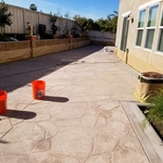Stamped concrete