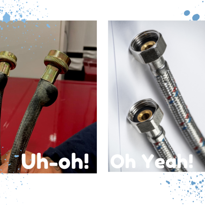 Washer Hose Before and After