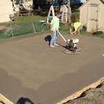 new garage floor