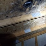 Disconnected Bath vent