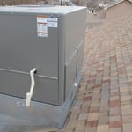 Water drain side of unit