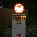 Retro gas pump