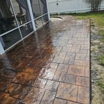 Stamped concrete