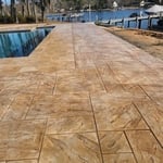 Stamped concrete