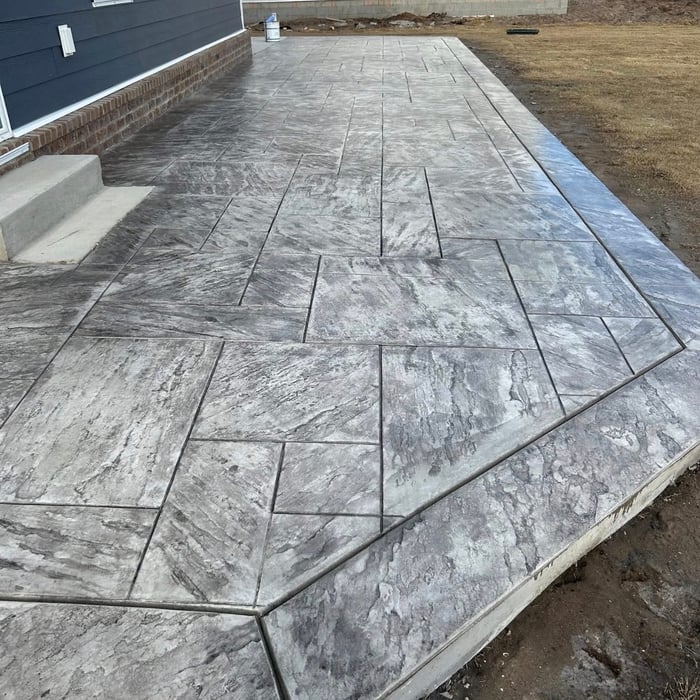 Stamped concrete