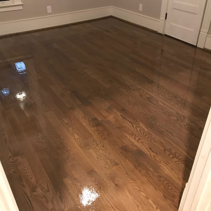 Sanded & stained with Minwax Custom Color