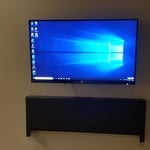Wallmount monitor and Keyboard