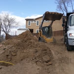 Starting to excavate
