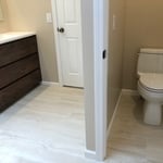 Vanity and toilet