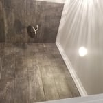 Recess lights installation in shower