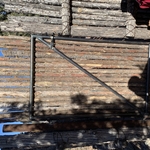 Coyote fence gate