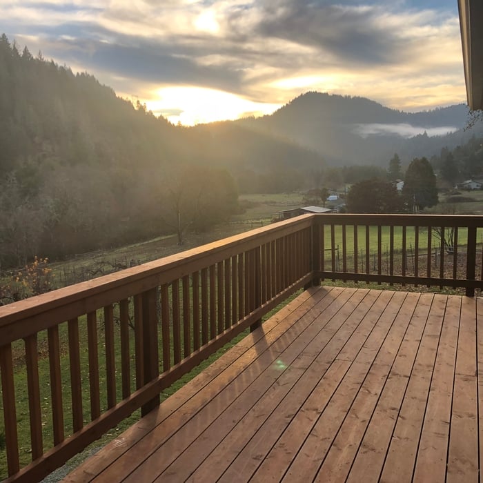 Deck with a view