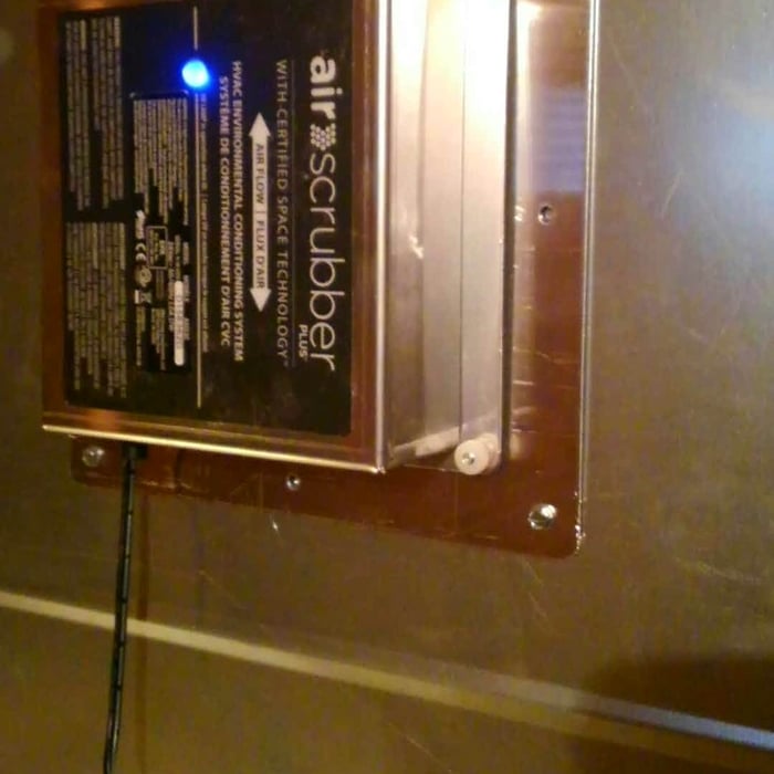 Air Scrubber Plus install