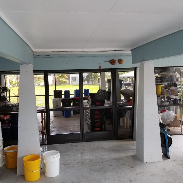 Custom double door entry