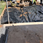 new extended driveway