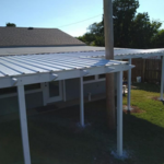 Metal Awning Installed