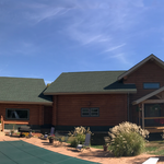 Log Home & Pool - Completed