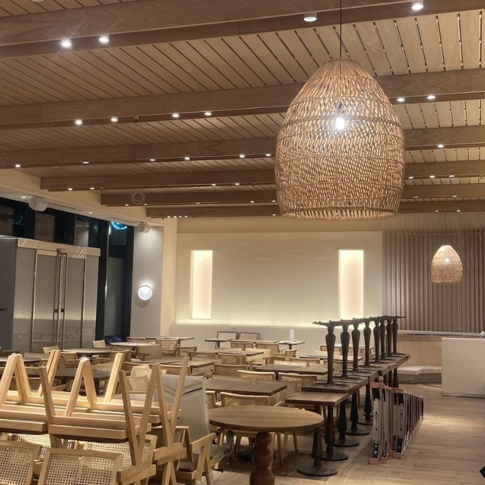 Lighting Fixtures in a restaurant