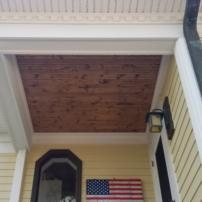 Porch ceiling