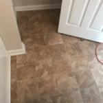 Bathroom painting and tile installation