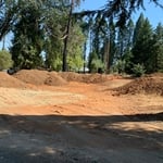 getting ready to fill and compact the lot