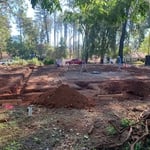 footings dug starting foundation