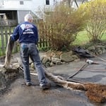 Clogged pipe