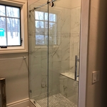 Popular Barn Door Style with Clear Glass