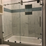 Bathtub Barn Door Style