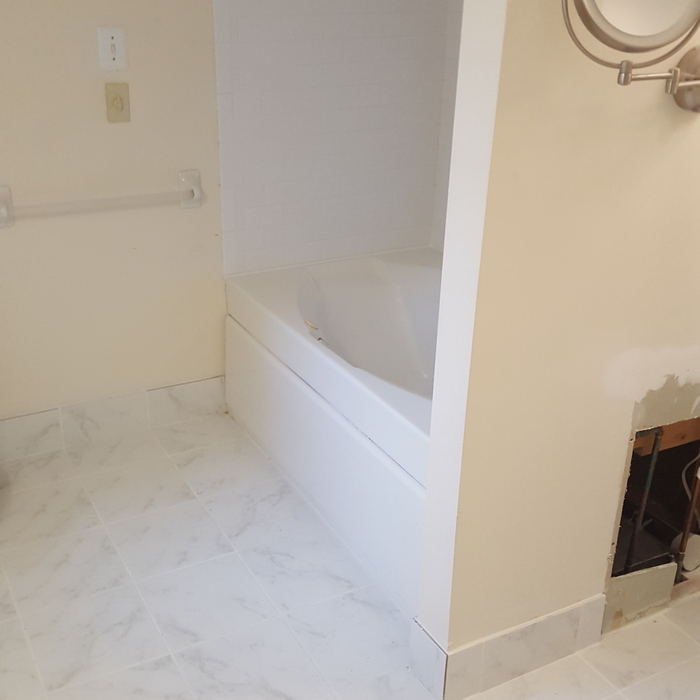 bath tile with tub surround